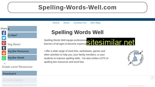 spelling-words-well.com alternative sites
