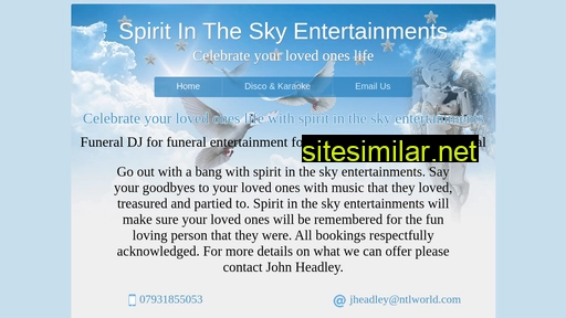 spiritintheskyentertainments.com alternative sites