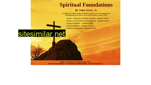 spiritualfoundations.com alternative sites