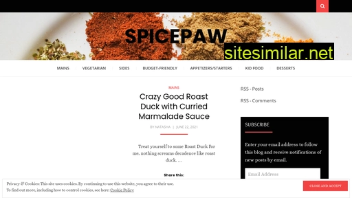 Spicepaw similar sites