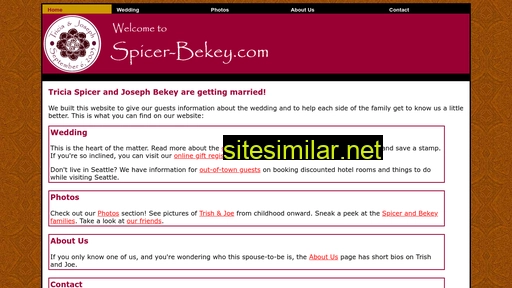 Spicer-bekey similar sites