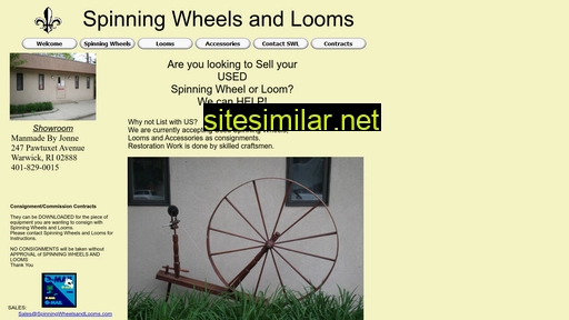 spinningwheelsandlooms.com alternative sites