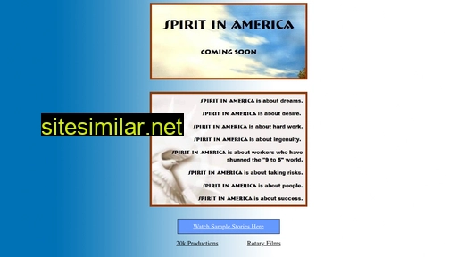 spiritinamerica.com alternative sites
