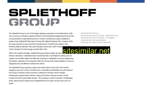spliethoffgroup.com alternative sites