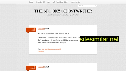 spooky-ghostwriter.tumblr.com alternative sites