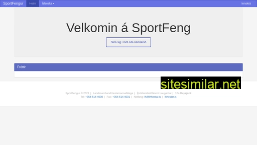 Sportfengur similar sites