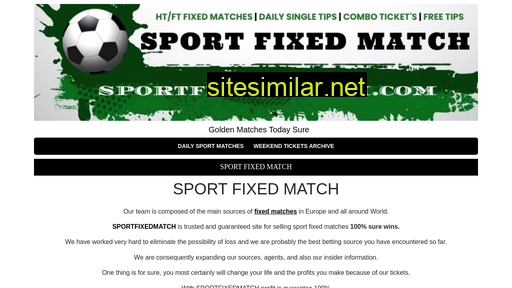 sportfixedmatch.com alternative sites