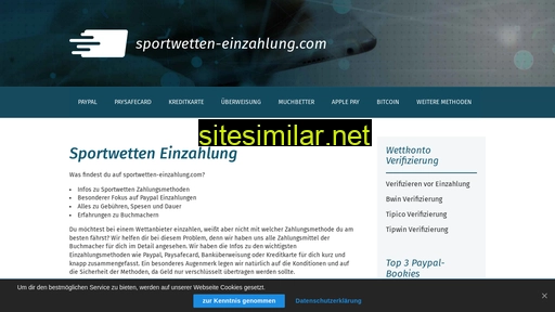 Sportwetten-einzahlung similar sites