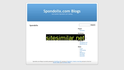spondolix.com alternative sites