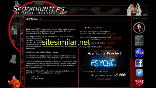 Spookhunters similar sites