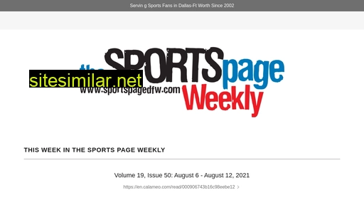 sportspagedfw.com alternative sites