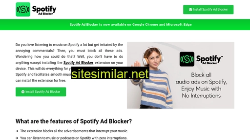 Spotifyadblocker similar sites
