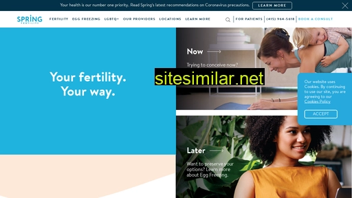 springfertility.com alternative sites