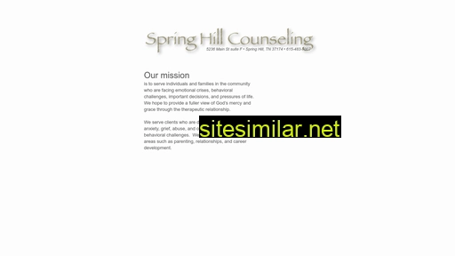 springhillcounseling.com alternative sites