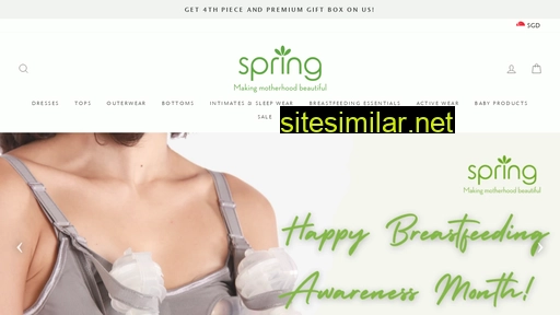 springmaternity.com alternative sites