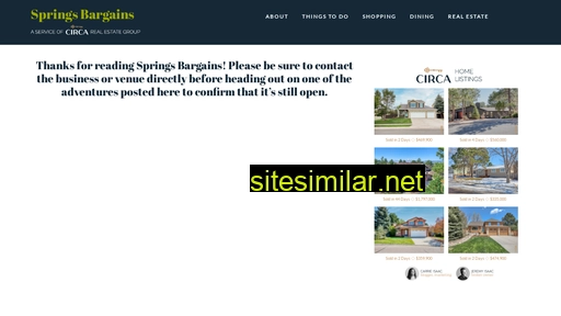 springsbargains.com alternative sites