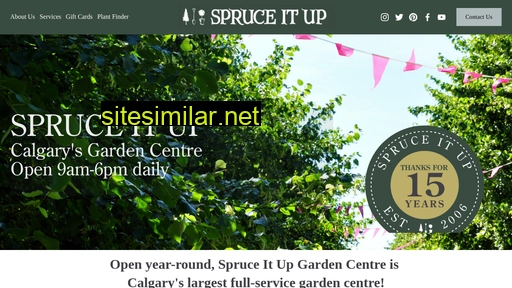spruceitupgardencentre.com alternative sites