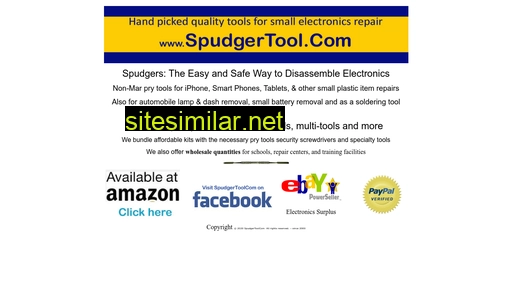 Spudgertool similar sites