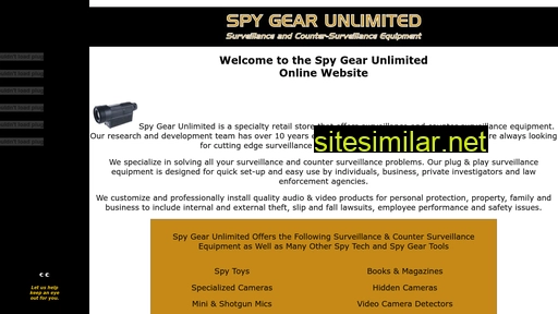 Spygearunlimited similar sites