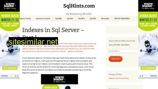 sqlhints.com alternative sites