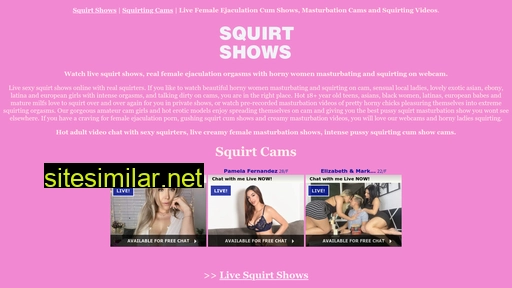 squirtshows.com alternative sites