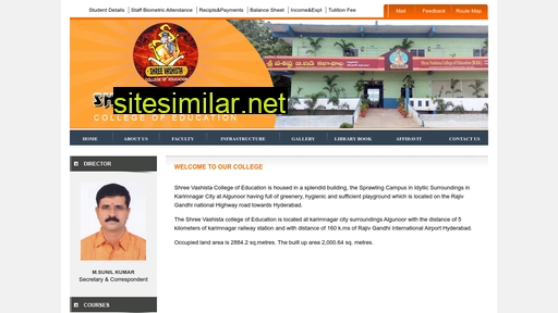 Sreevashistainstitutions similar sites
