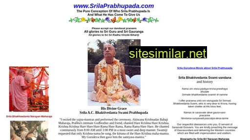 srilaprabhupada.com alternative sites