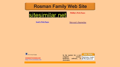 srosman.com alternative sites