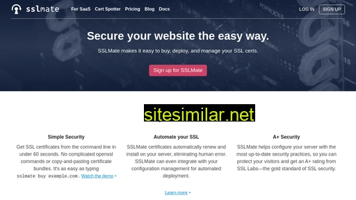 sslmate.com alternative sites