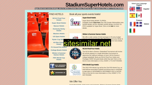 stadiumsuperhotels.com alternative sites