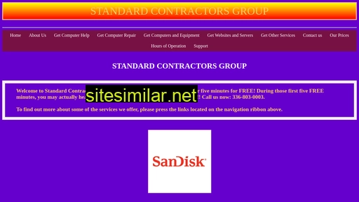 Standardcontractorsgroup similar sites