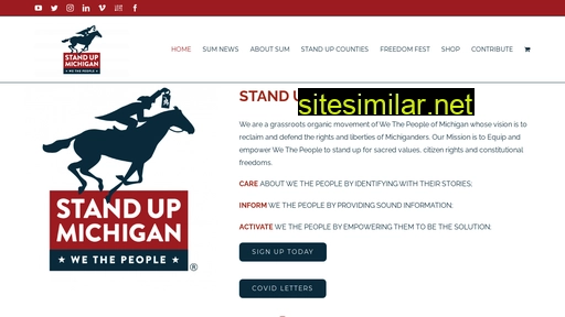 standupmichigan.com alternative sites
