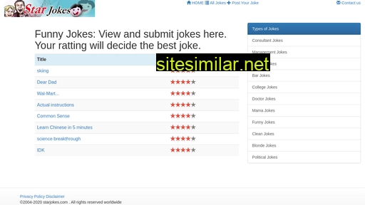 starjokes.com alternative sites
