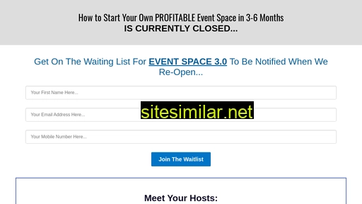 Startmyeventspace similar sites