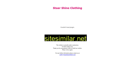 staarshineclothing.com alternative sites