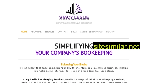 Stacylesliebookkeeping similar sites