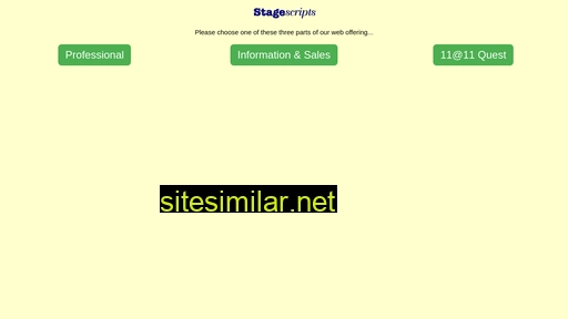 stagescripts.com alternative sites