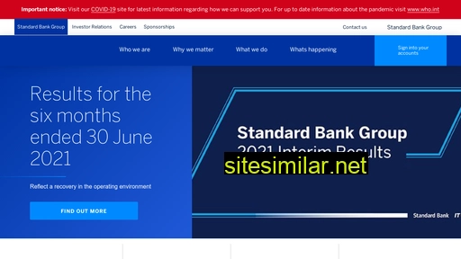 standardbank.com alternative sites
