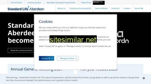standardlifeaberdeen.com alternative sites