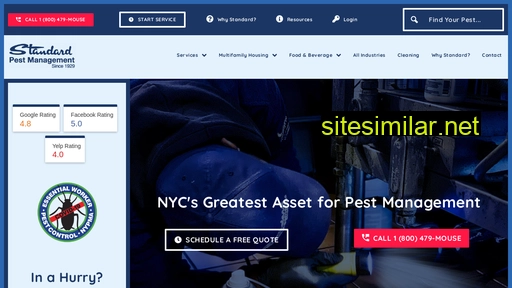 standardpest.com alternative sites