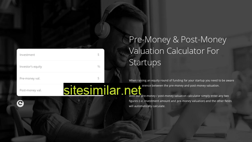 startupvaluationcalculator.com alternative sites