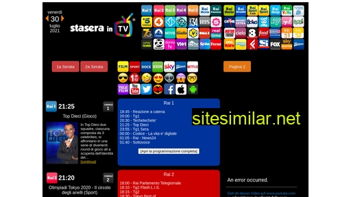 staseraintv.com alternative sites
