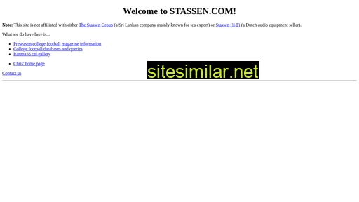 stassen.com alternative sites