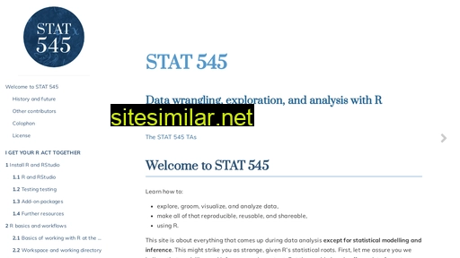 stat545.com alternative sites
