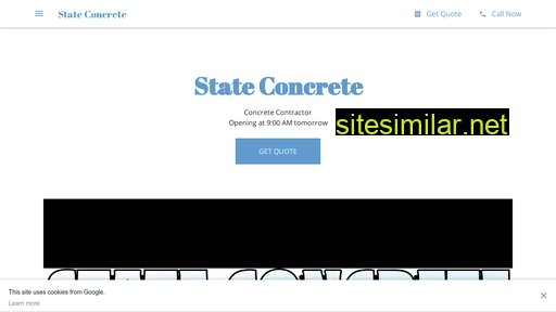 Stateconcrete similar sites