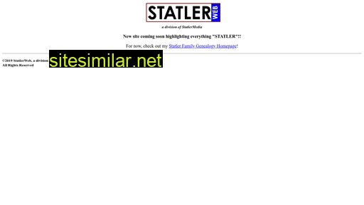 statlerweb.com alternative sites