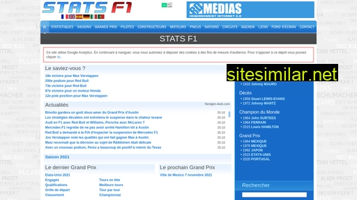 statsf1.com alternative sites