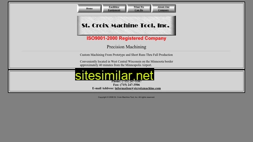 Stcroixmachine similar sites
