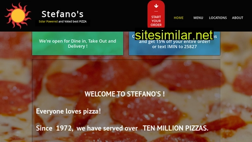 stefanossolarpizza.com alternative sites