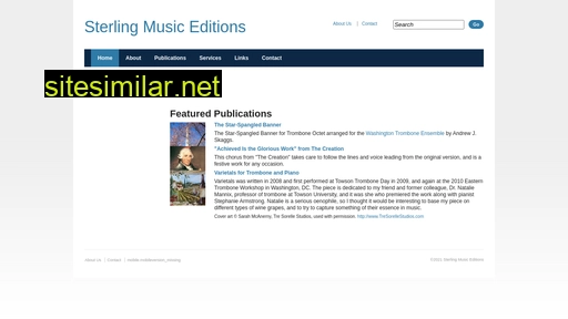 Sterlingmusiceditions similar sites